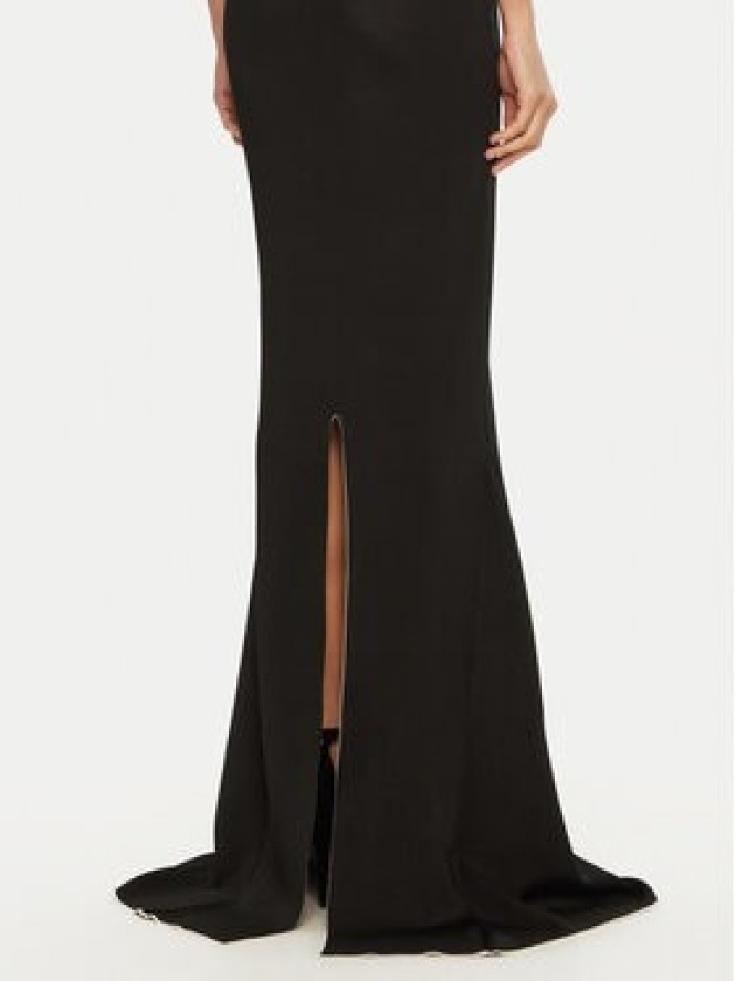 JACQUEMUS Sukienka dzianinowa 24E241KN449 Czarny Regular Fit