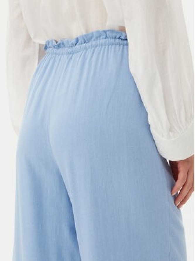 ONLY Spodnie materiałowe Solvi 15338672 Niebieski Cropped Fit