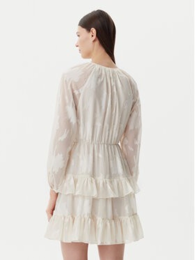 Liu Jo Sukienka letnia WA5321 T4304 Écru Regular Fit