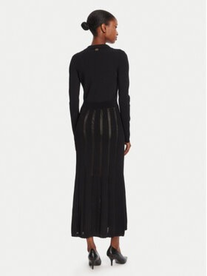 TWINSET Sukienka dzianinowa 252TP3110 Czarny Regular Fit