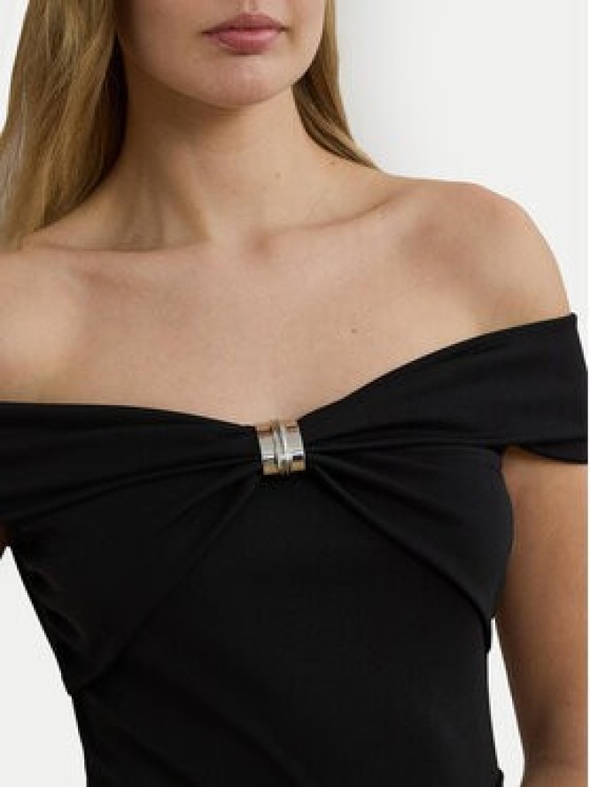 LAUREN RALPH LAUREN Kombinezon 200971129001 Czarny Wide Leg