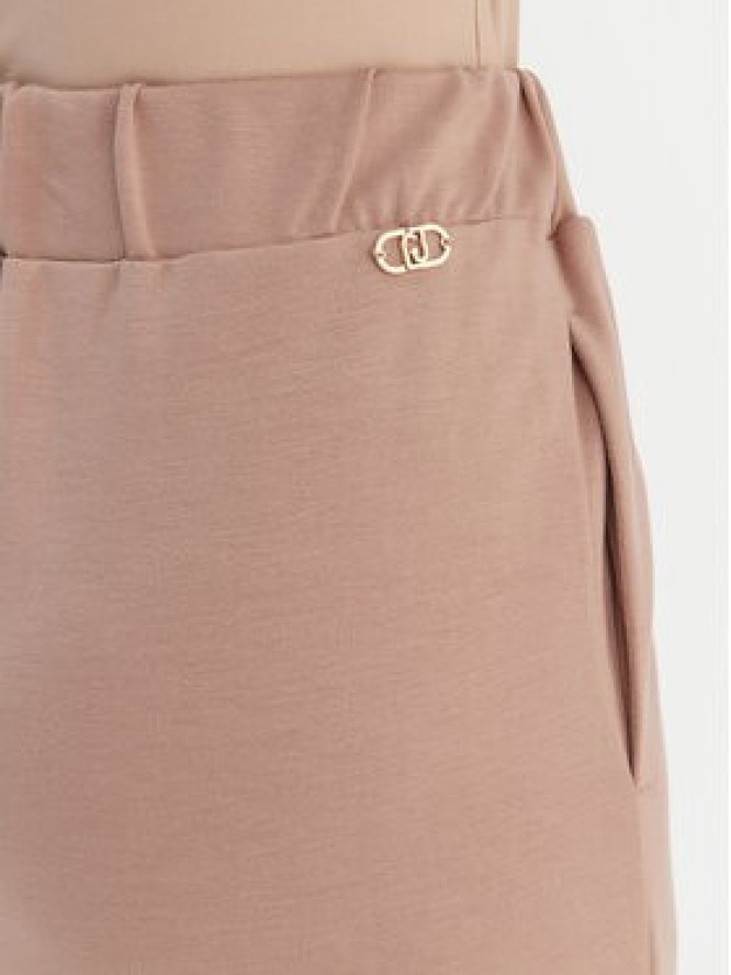 Liu Jo Sport Spodnie dresowe TA6026 JS182 Brązowy Relaxed Fit