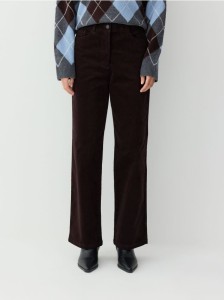 Sztruksowe spodnie - brązowy