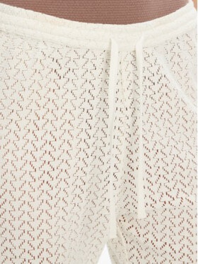 Roxy Spodnie materiałowe ERJX603437 Écru Regular Fit