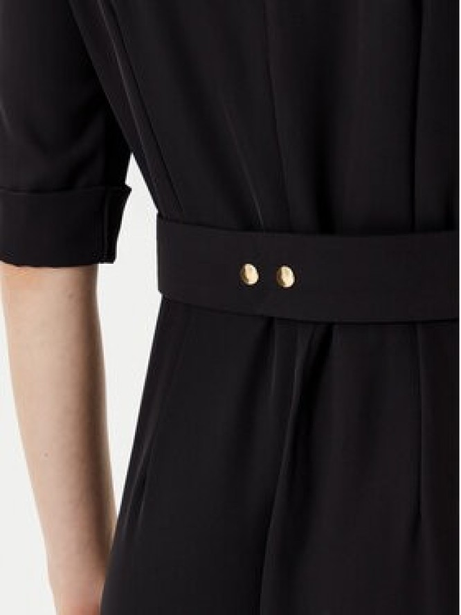 Rinascimento Kombinezon CFC0125323003 Czarny Wide Leg