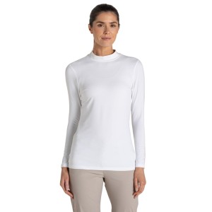 Koszulka Golfowa Z Długim Rękawem Dla Kobiet Nosilife Mock Neck