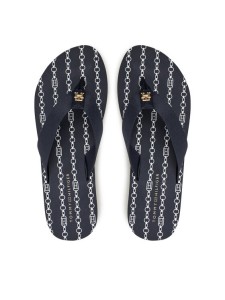 Tommy Hilfiger Japonki Th Chain Print FW0FW08514 Granatowy