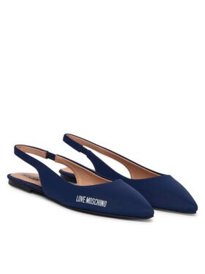 LOVE MOSCHINO Baleriny JA11021G1OIM0750 Granatowy