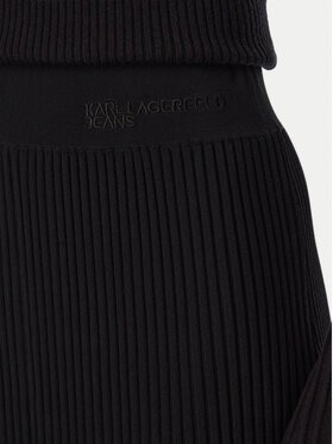 Karl Lagerfeld Jeans Spódnica ołówkowa B4W12009 Czarny Slim Fit