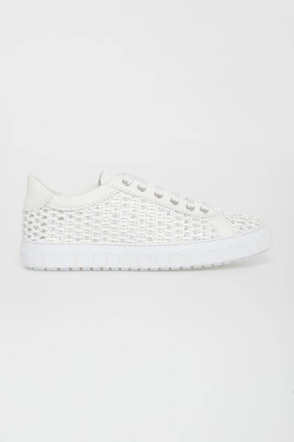 Sneakersy damskie skórzane CESARE CASADEI