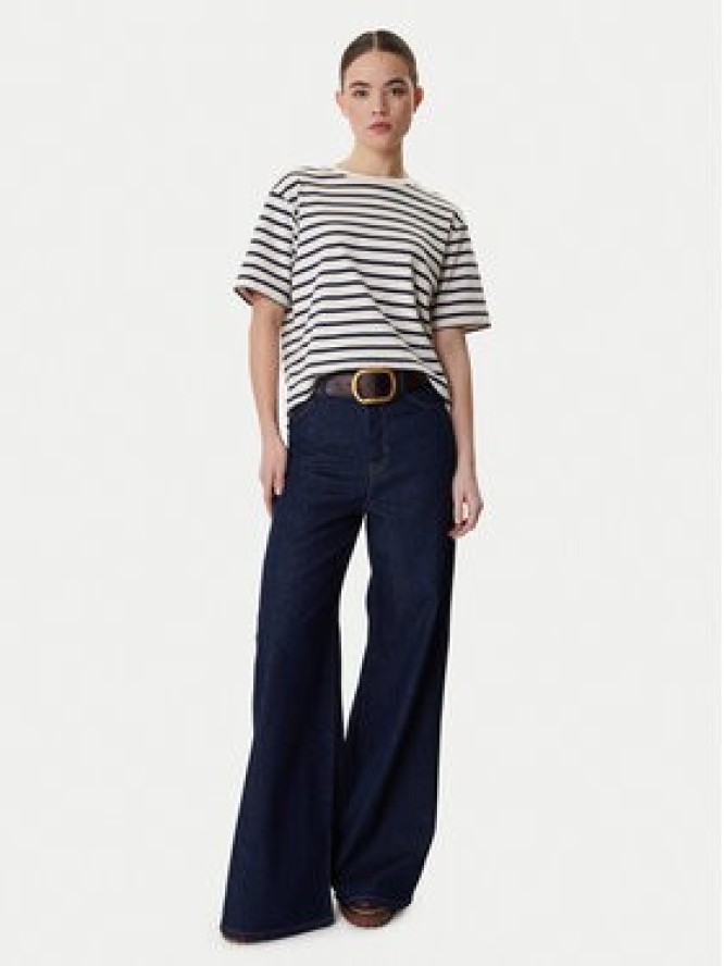 Weekend Max Mara Jeansy Vega 2615181041 Granatowy Wide Leg