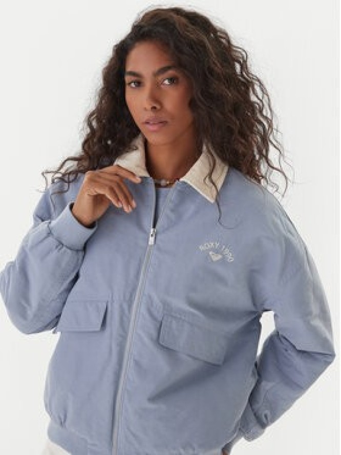 Roxy Kurtka przejściowa ERJJK03672 Niebieski Regular Fit
