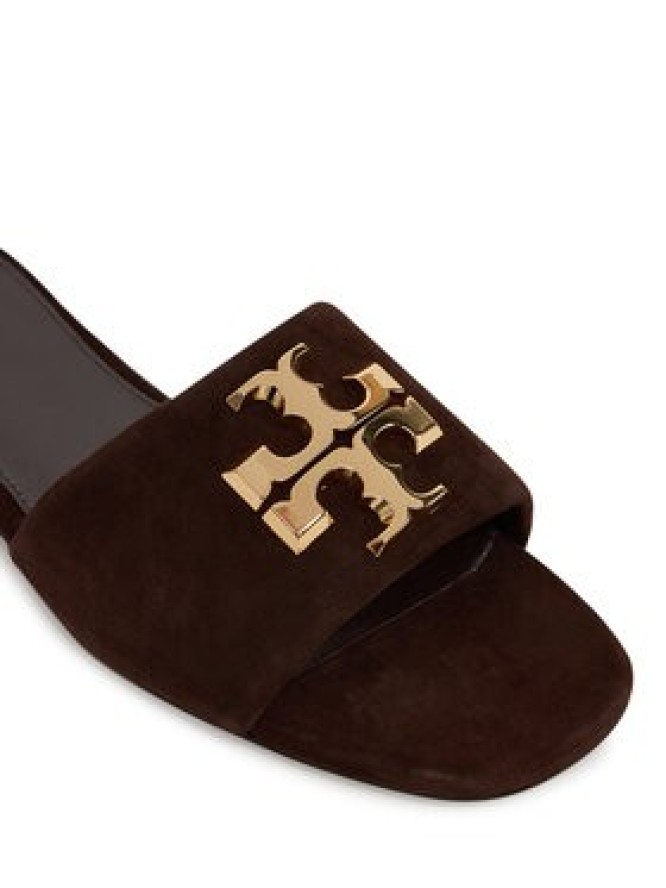 Tory Burch Klapki Eleanor Slide 174839 Brązowy