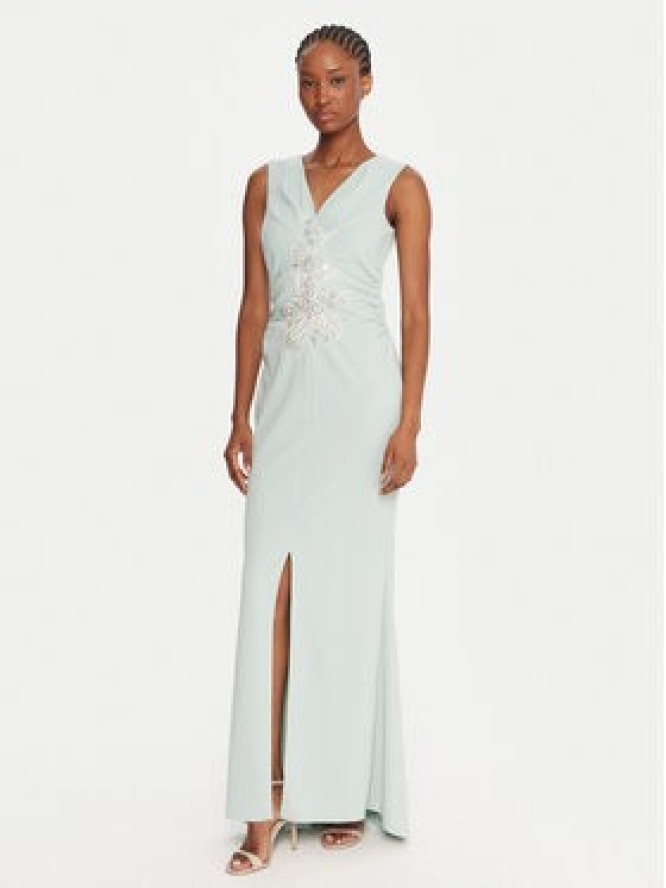 Rinascimento Sukienka wieczorowa CFC0123081003 Zielony Regular Fit