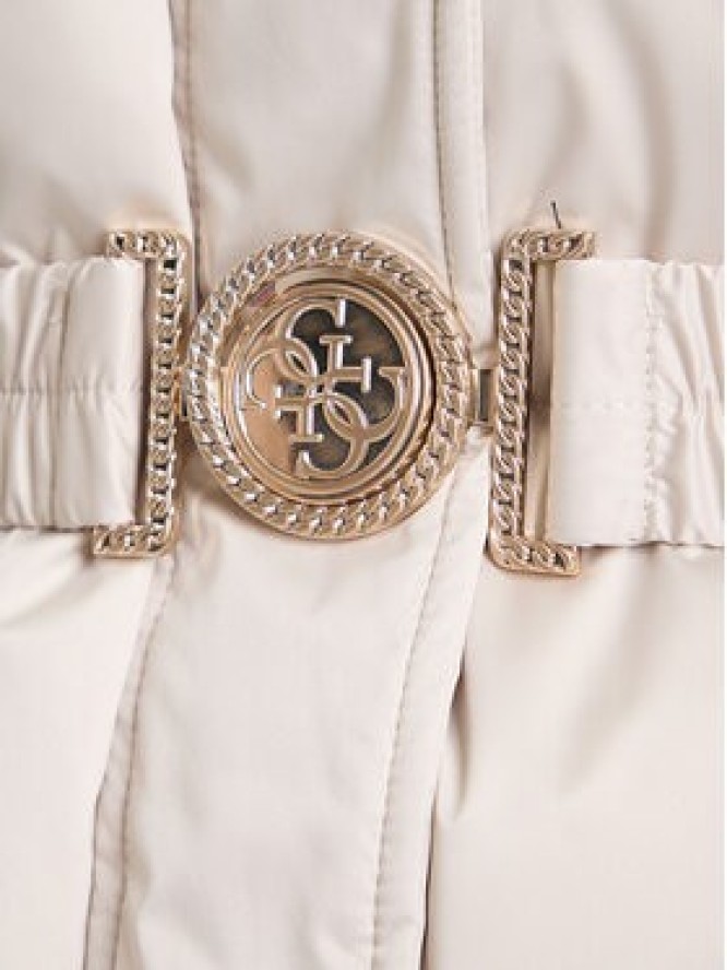 Guess Kurtka puchowa W5BL30 W2802 Écru Regular Fit