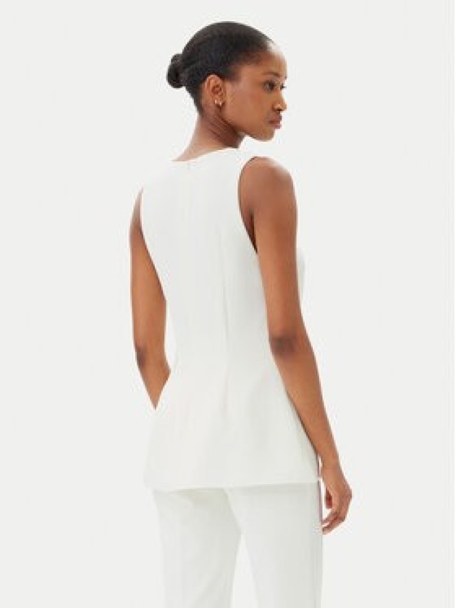 French Connection Bluzka 72YDD 10 Écru Regular Fit