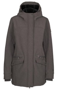 Trespass Anza - Damska kurtka softshellowa Dark Grey Marl