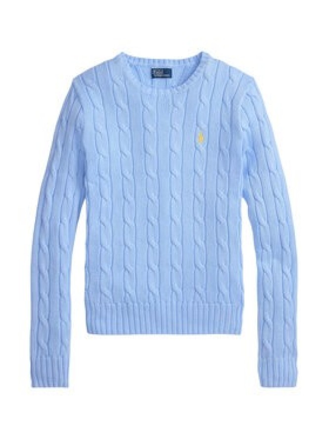 Polo Ralph Lauren Sweter 211971869512 Niebieski jasny Slim Fit