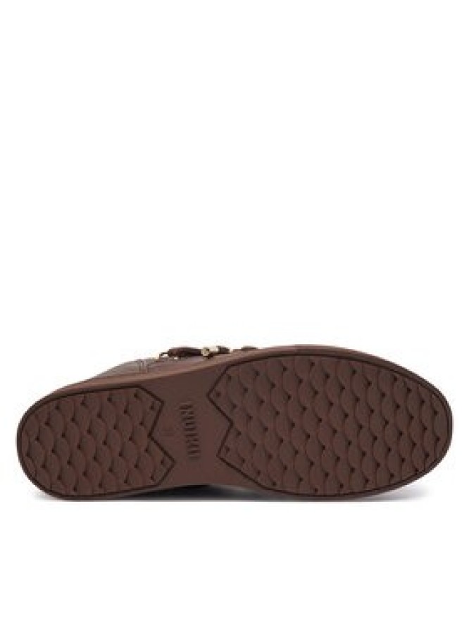 Inuikii Śniegowce Full Leather Wedge 1001.004.0092.152 Brązowy ciemny