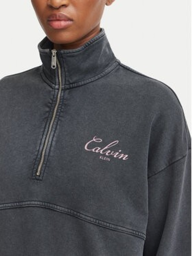 Calvin Klein Jeans Bluza LV047H239G Czarny Regular Fit