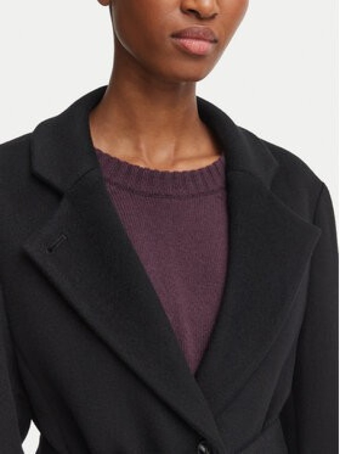 Marella Płaszcz wełniany Ovatta 2623016132 Czarny Regular Fit