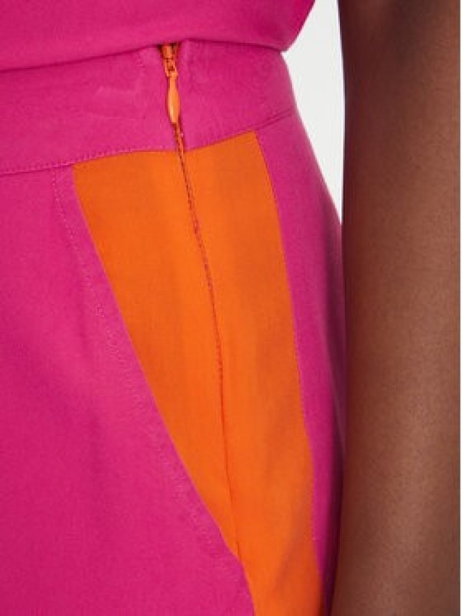 LOLA CASADEMUNT Spodnie materiałowe LS2514015 Różowy Relaxed Fit