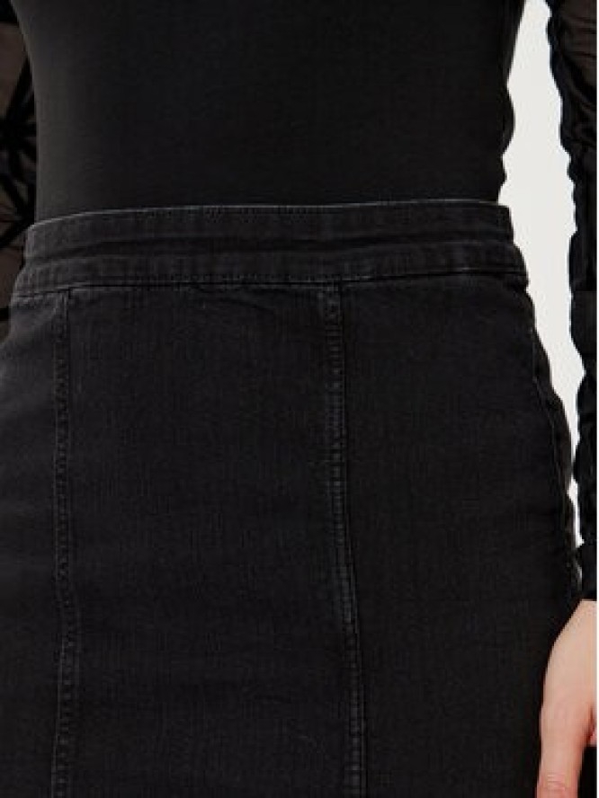 Vero Moda Spódnica jeansowa Medusa 10321775 Czarny Regular Fit