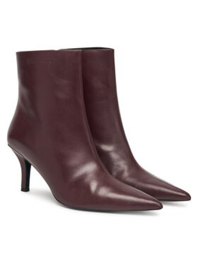 Patrizia Pepe Botki 8Y0130 L166 Fioletowy