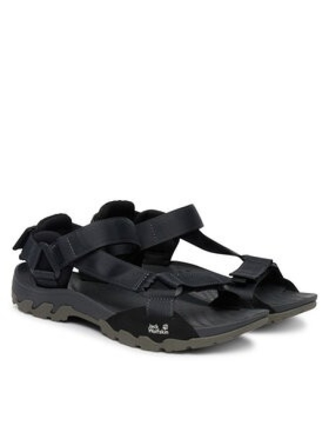 Jack Wolfskin Sandały Ridge A65590 Czarny