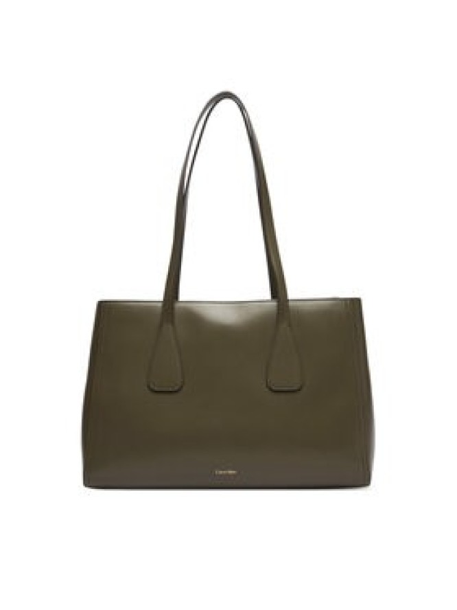 Calvin Klein Torebka Ck Medium Work Tote LV04F3442G Zielony