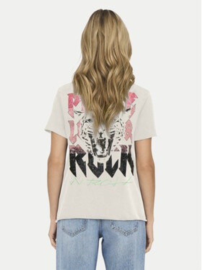 ONLY T-Shirt Lucy 15307412 Écru Regular Fit
