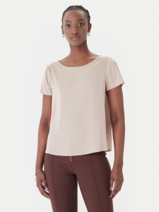 Rinascimento Bluzka CFC0127880003 Beżowy Regular Fit