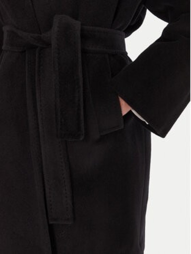 Marella Płaszcz wełniany Scherzo 2523016102 Czarny Regular Fit