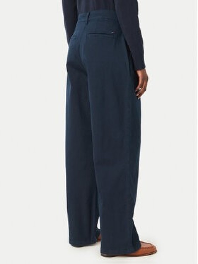 Tommy Jeans Spodnie materiałowe DW0DW21698 Granatowy Wide Leg