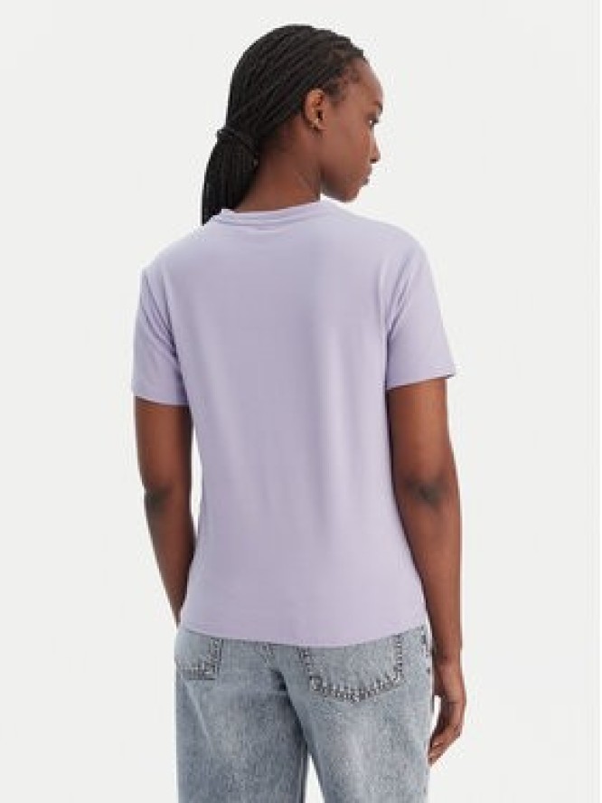 HUGO T-Shirt 50556981 Fioletowy Regular Fit