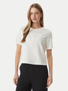 Morgan T-Shirt 261-DUROUJ Biały Regular Fit