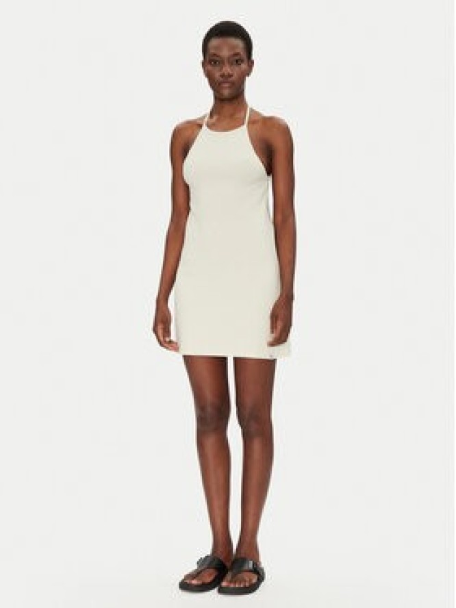 Calvin Klein Jeans Sukienka codzienna J20J225286 Beżowy Slim Fit