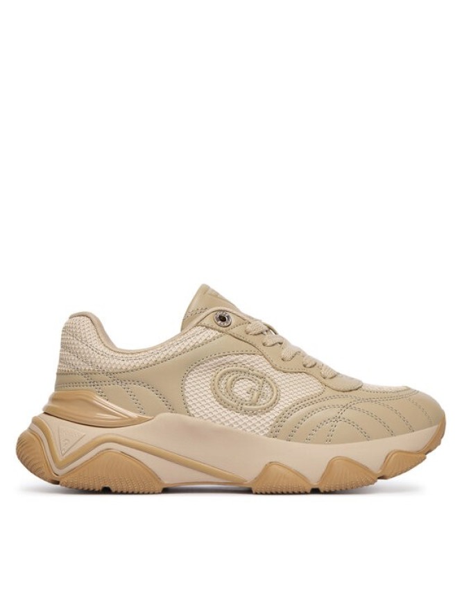 Guess Sneakersy FLFMRZ ELE12 Brązowy