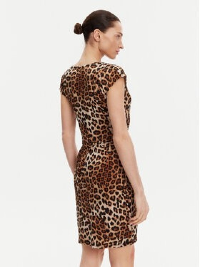 Morgan Sukienka letnia 251-RFAUVE Brązowy Regular Fit