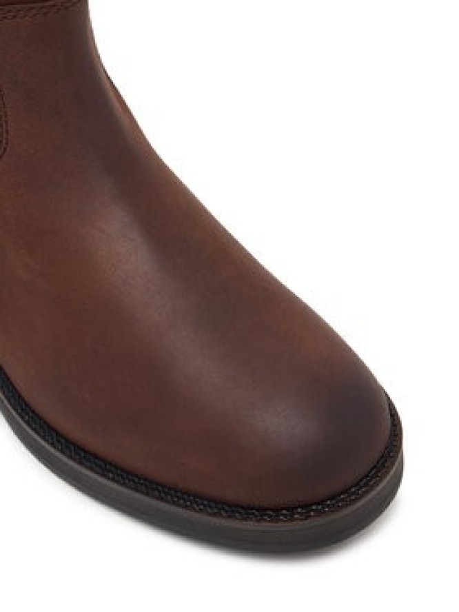 Tommy Jeans Botki Tjw Soft Sole Chelsea Boots Lth EN0EN03080 Brązowy