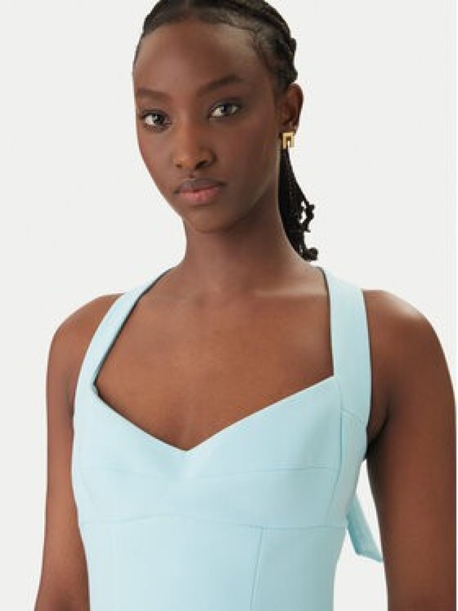 Bardot Sukienka koktajlowa Deserae Halter Neck 60380DB Błękitny Regular Fit