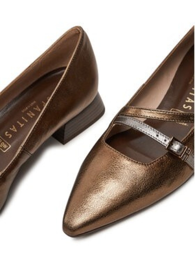 Hispanitas Baleriny Menorca-I24 BHI243567 Złoty