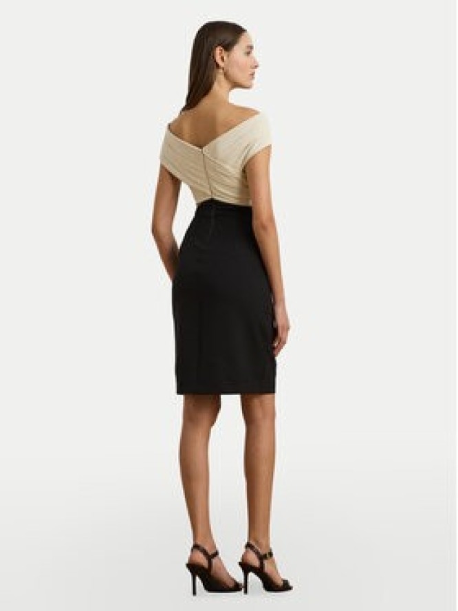 LAUREN RALPH LAUREN Sukienka koktajlowa 253963476001 Czarny Slim Fit
