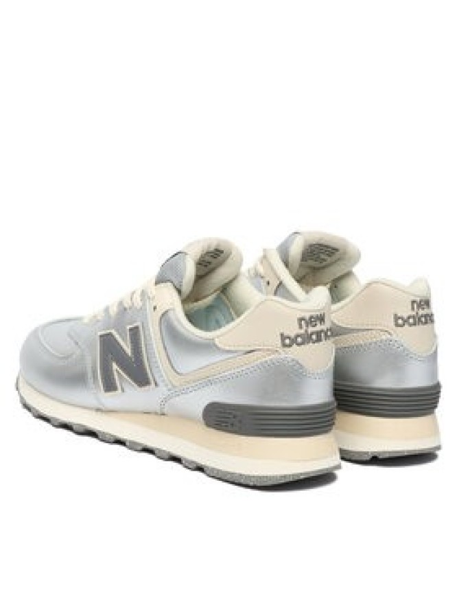 New Balance Sneakersy WL574MLG Srebrny