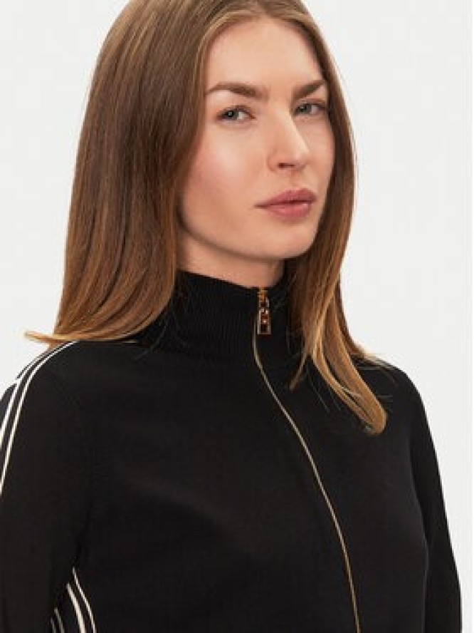 Elisabetta Franchi Kardigan MK-33S-51E2-V420 Czarny Regular Fit