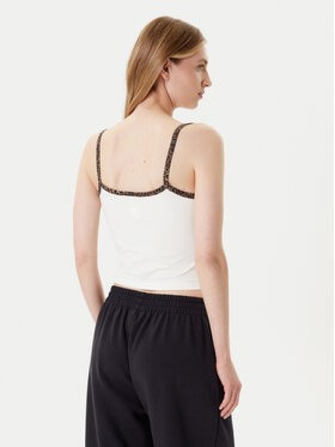 adidas Top Leopard JW7309 Biały Slim Fit