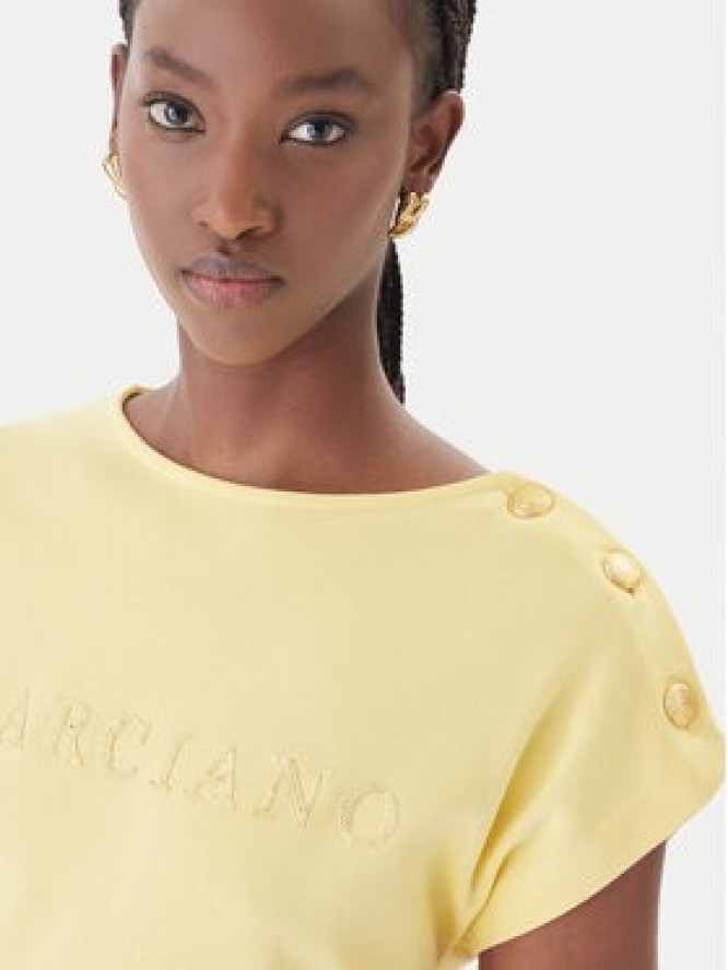 Marciano Guess T-Shirt G6GI04 K3505 Żółty Regular Fit