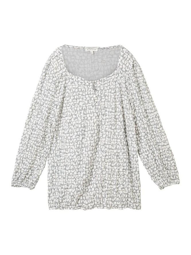 Tom Tailor Bluzka w kolorze szarym rozmiar: XS