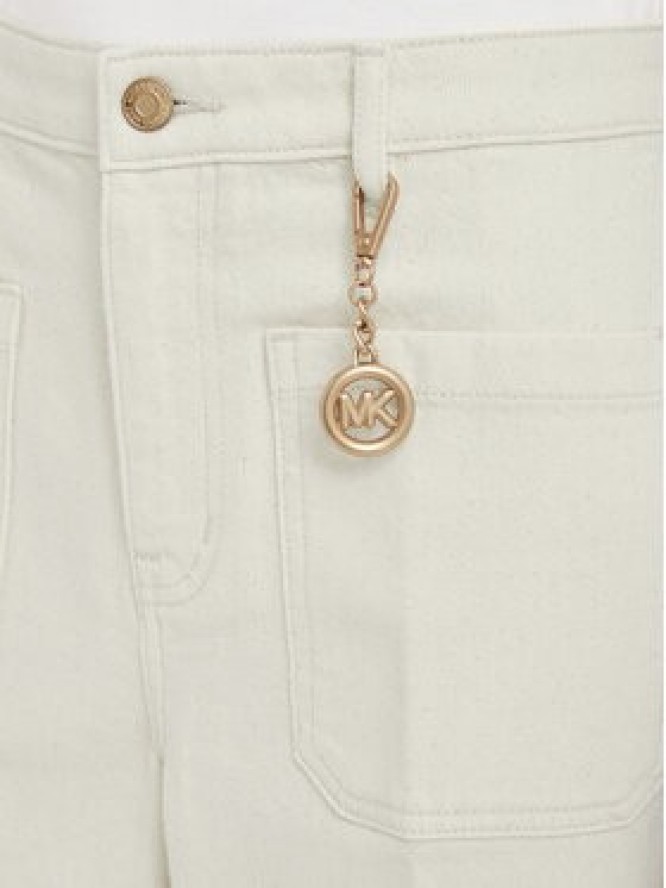 MICHAEL Michael Kors Jeansy MT690ACLSA Kremowy Flared Leg