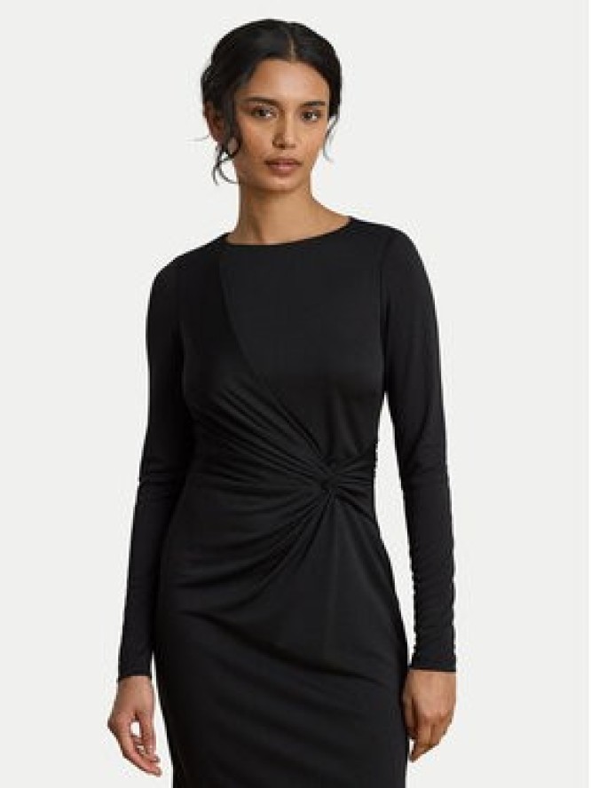 LAUREN RALPH LAUREN Sukienka dzianinowa 200P14033002 Czarny Slim Fit